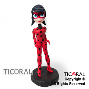 ADORNO PRODIGIOSA LADYBUG A. PORCELANA FRIA x 1